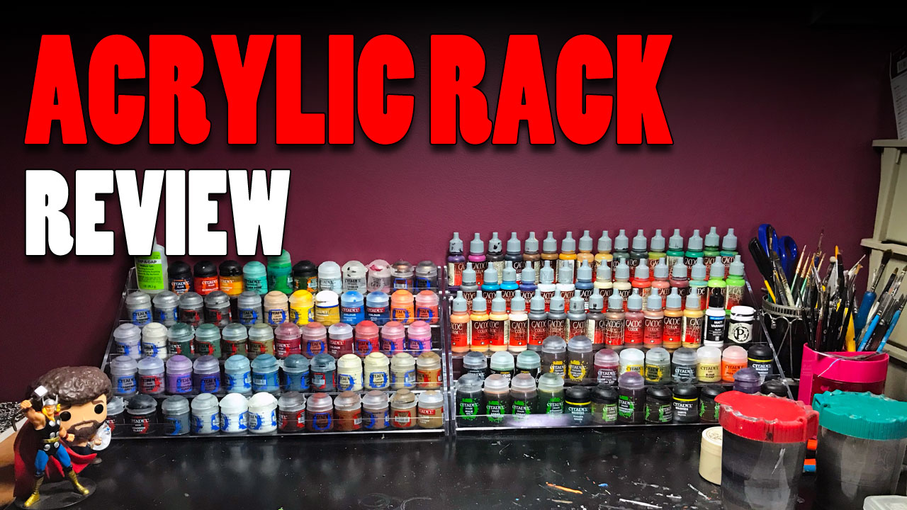 The Best Acrylic Paint Rack for Miniature Paints (Cheap)