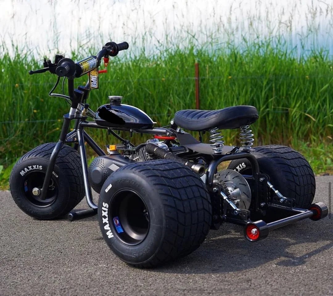 Ink Black (Platinum Edition) Mini Trike Mini bike kartel/Mini trike