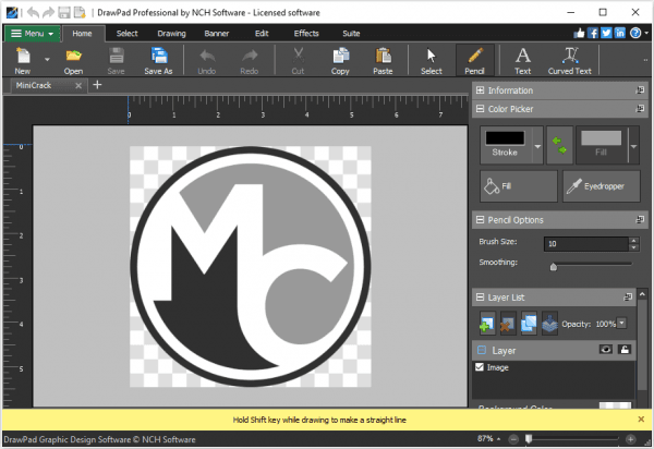 NCH DrawPad Pro 8.81 Free Download FileCR