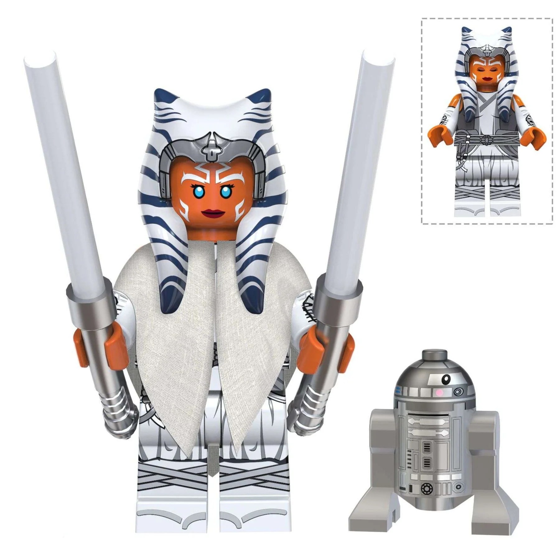 Ahsoka Tano custom Star Wars Minifigure Minifigure Bricks
