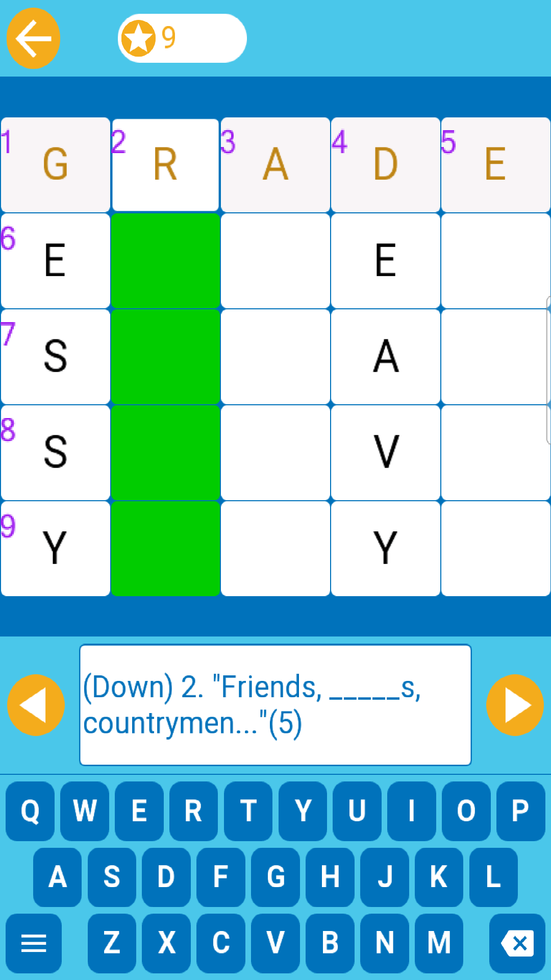Mini Crossword