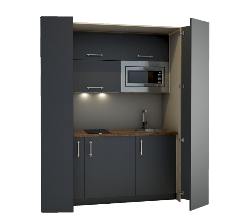 Mini Kitchen Standard Black Mini Kitchen Design