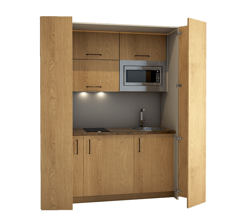 Mini Kitchen Standard Oak Mini Kitchen Design