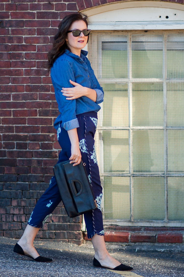 Flower Pants Minimal Is Chic