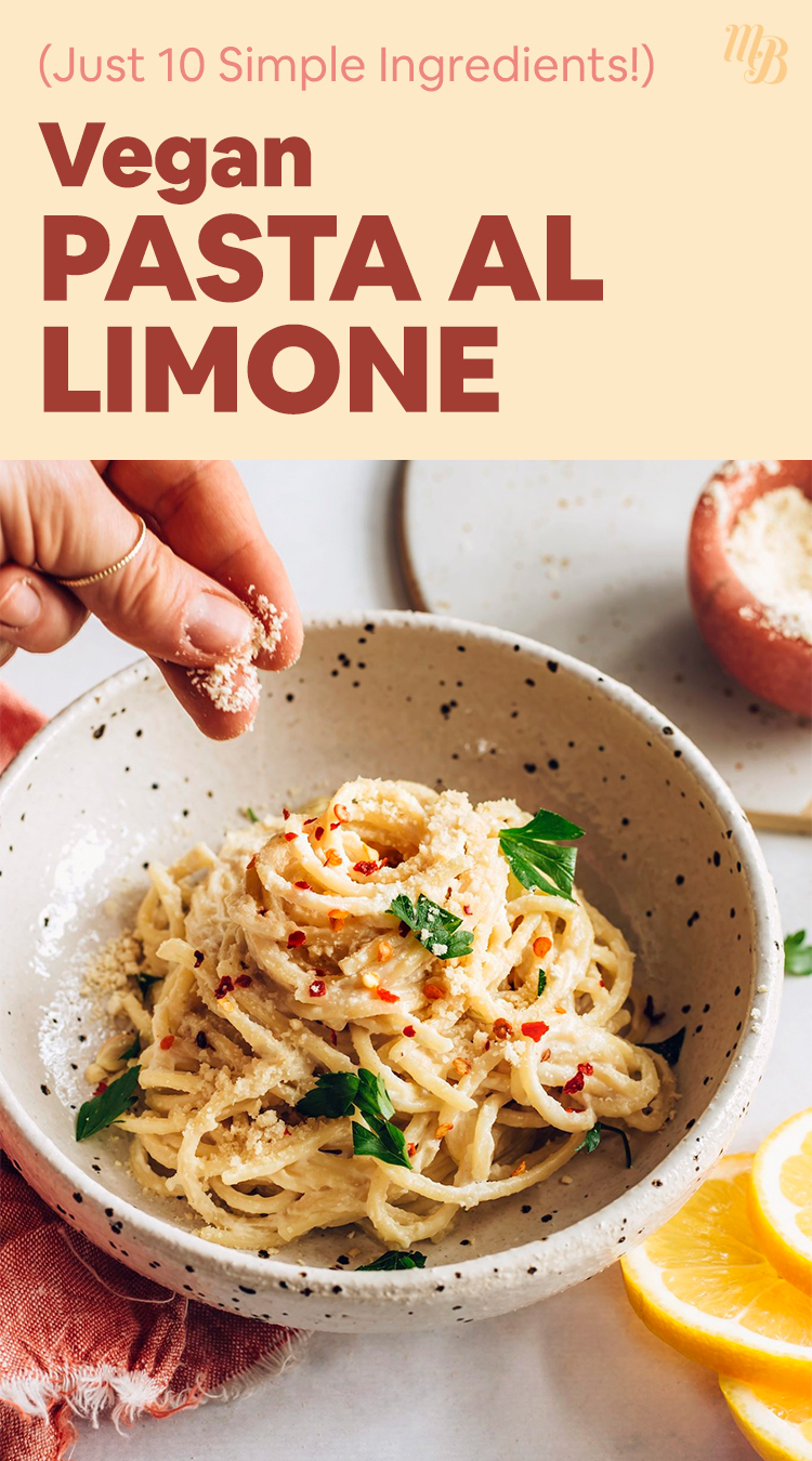 Vegan Pasta Al Limone Minimalist Baker Recipes
