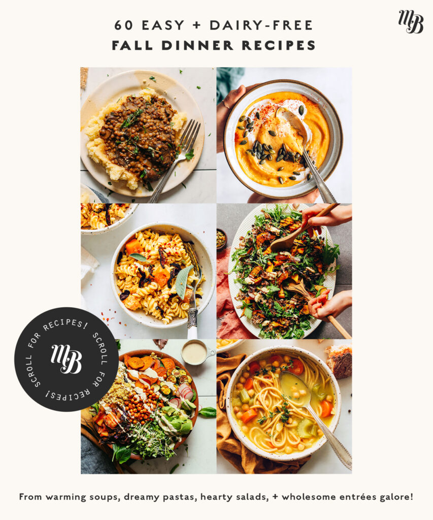 60 Easy Fall Dinner Recipes (DairyFree!) Minimalist Baker