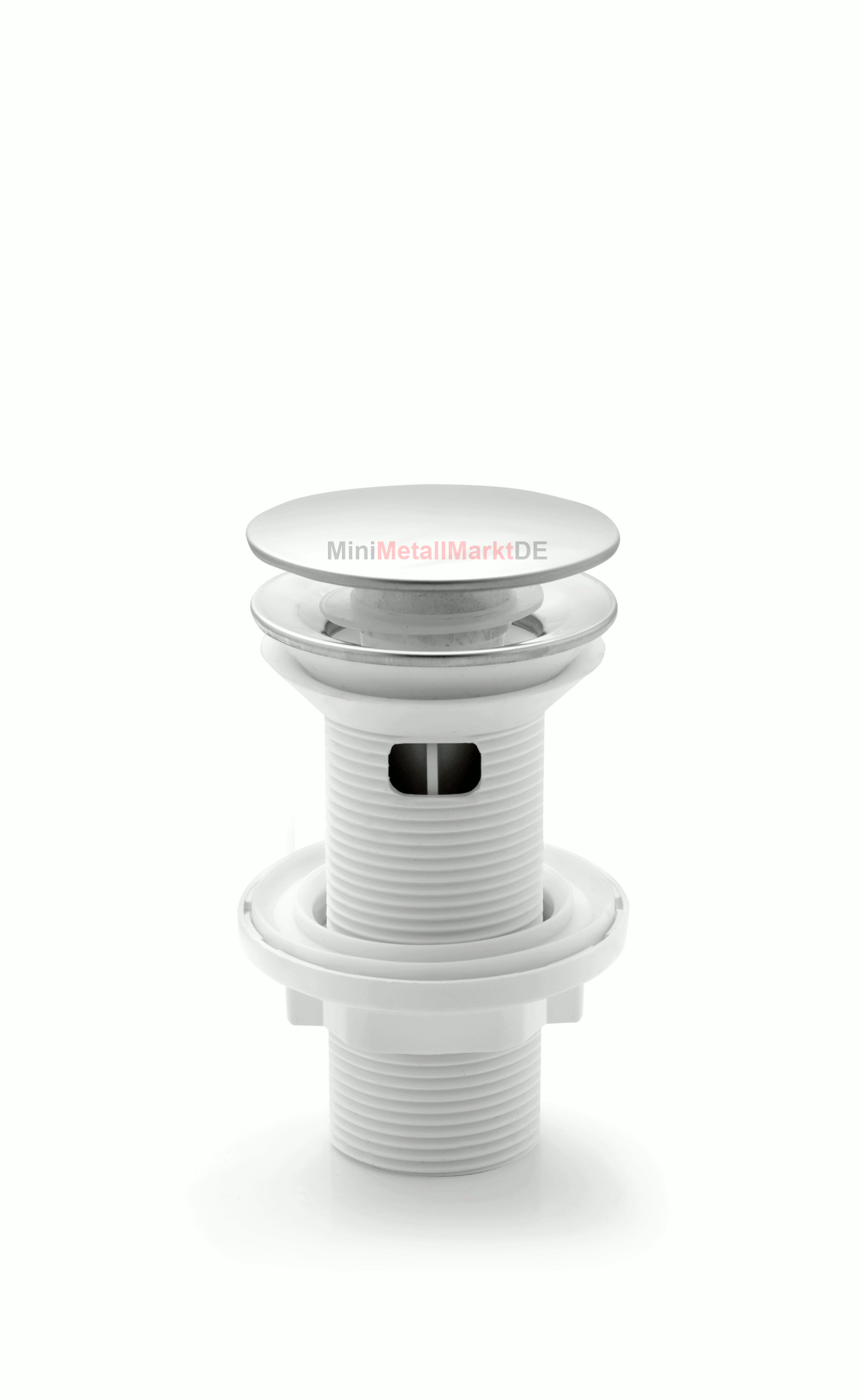 FLEXIBEL SIPHON ABLAUFGARNITUR PUSH UP ABLAUFVENTIL 1 1/4" ABLAUF