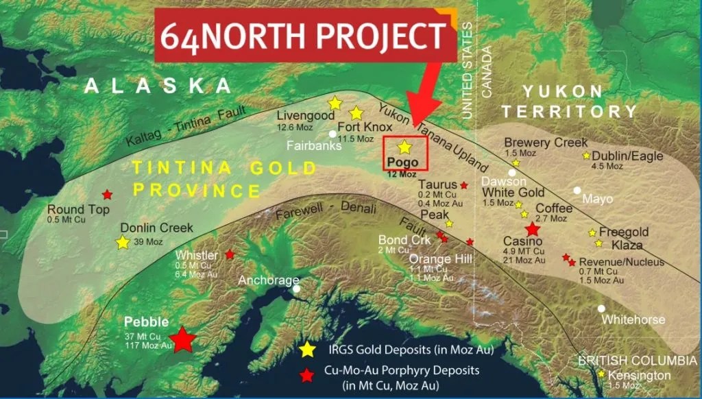 Resolution Minerals earns 51 interest in 64North Gold Project in