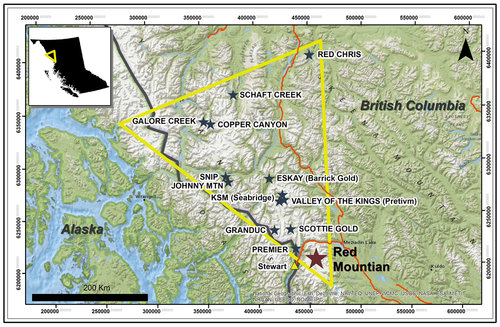 Gold In Bc Map A Revival Takes Shape In Bc's Golden Triangle - Mining.com