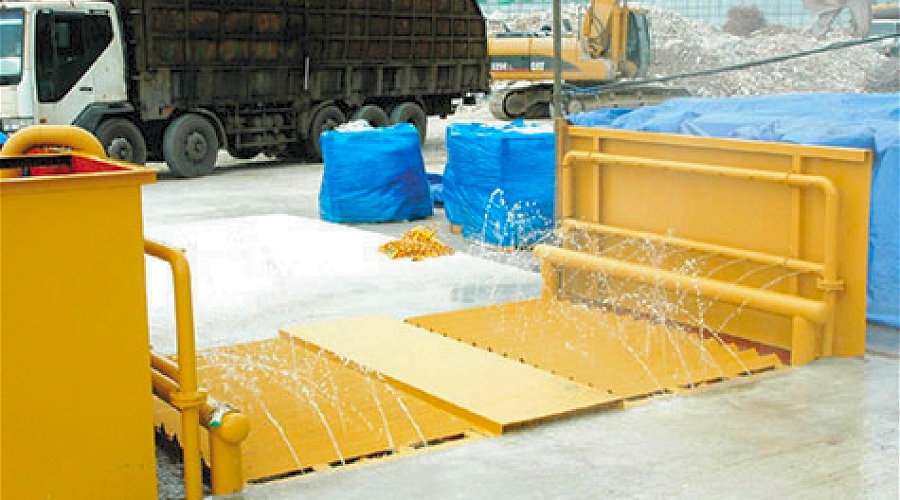 Wheel wash systems make work sites into good neighbours