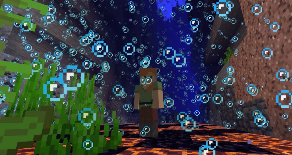 Underwater Breathing in Minecraft 4 ways to do it