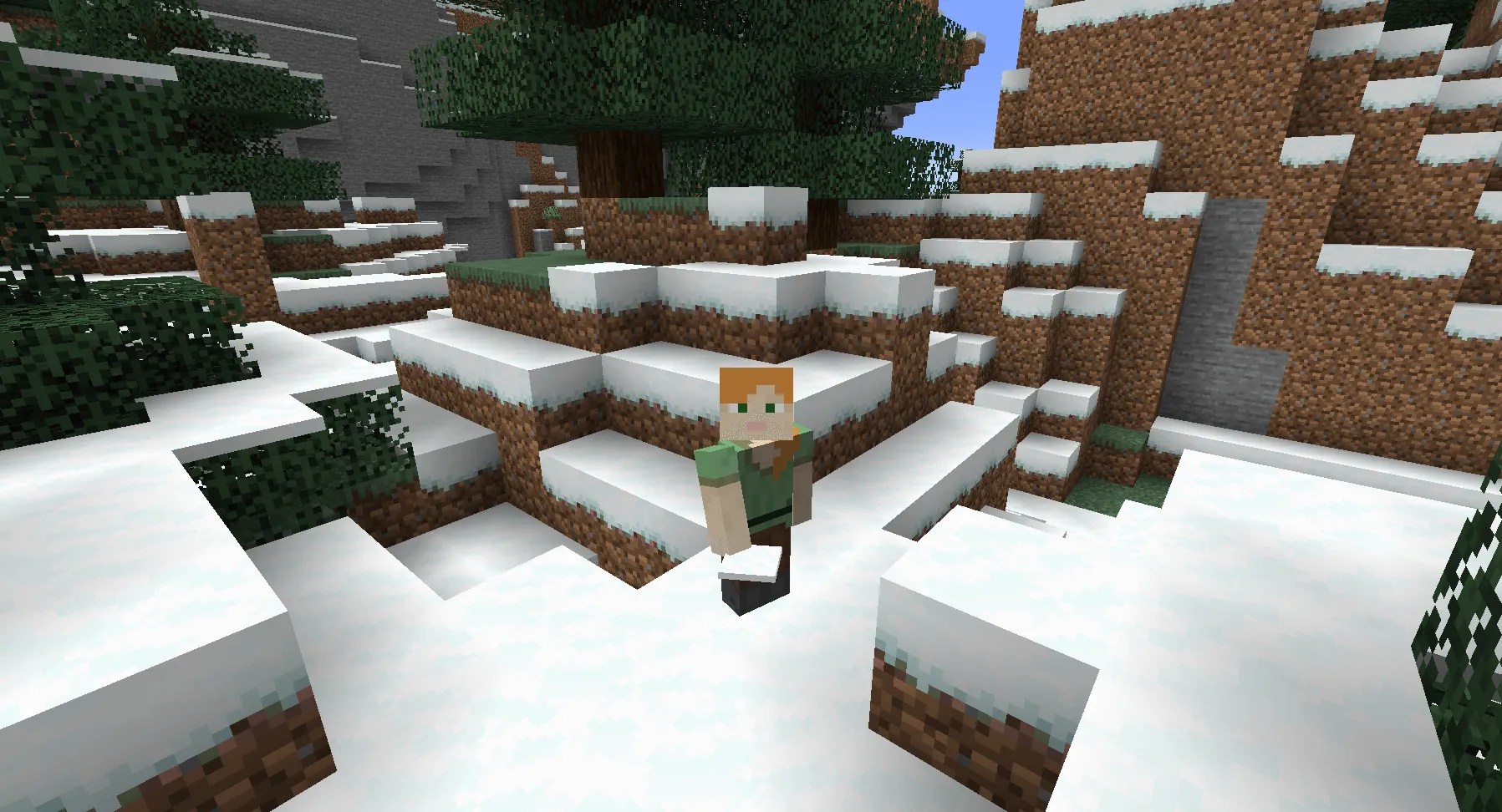 How to make and use a Snow Layer in Minecraft