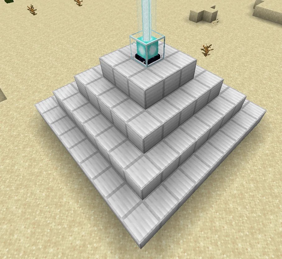 How to get the Haste 2 effect with a Beacon in Minecraft?