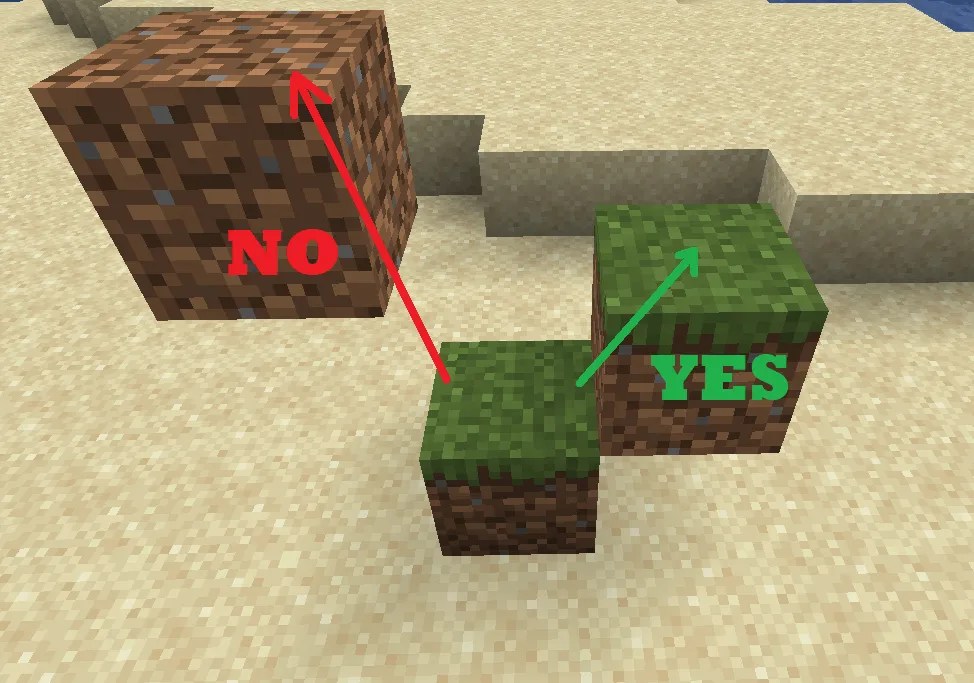 How to turn Dirt into Grass blocks in Minecraft?