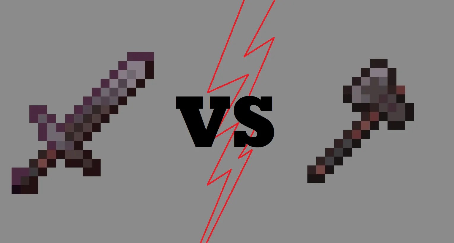 Axe vs Sword in Minecraft which one is better?
