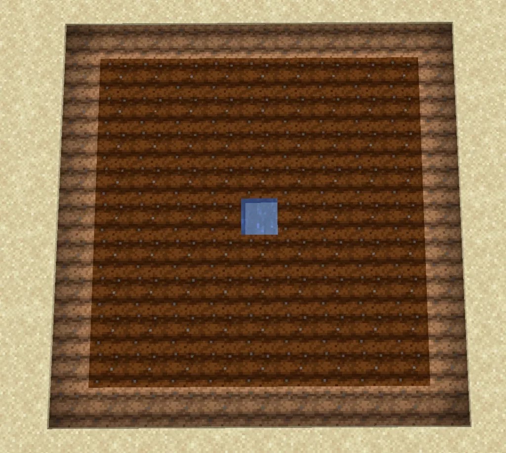 How far does water hydrate in Minecraft?