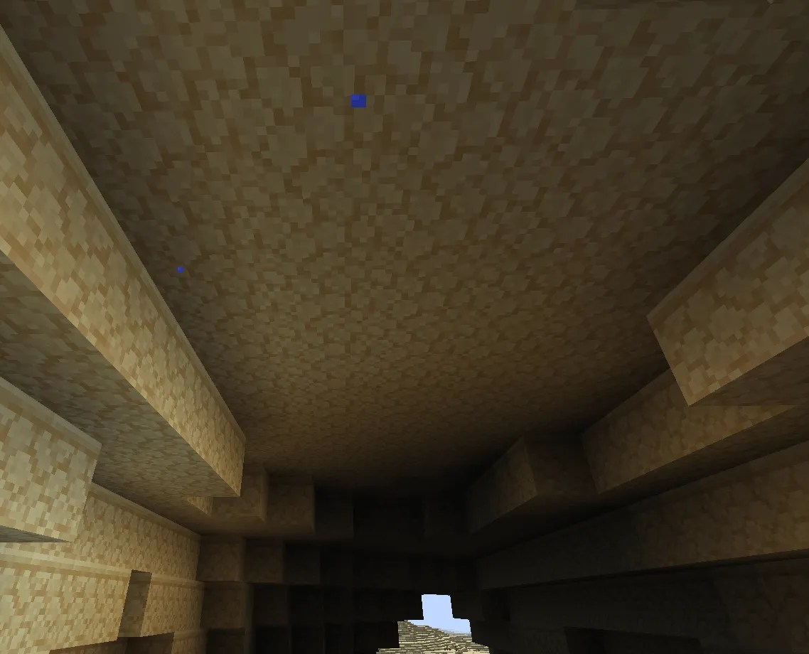 What does water not leak through in Minecraft?