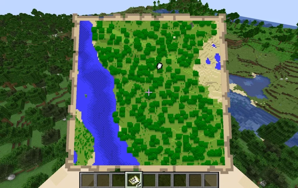 How to use the Fill Map Command in Minecraft