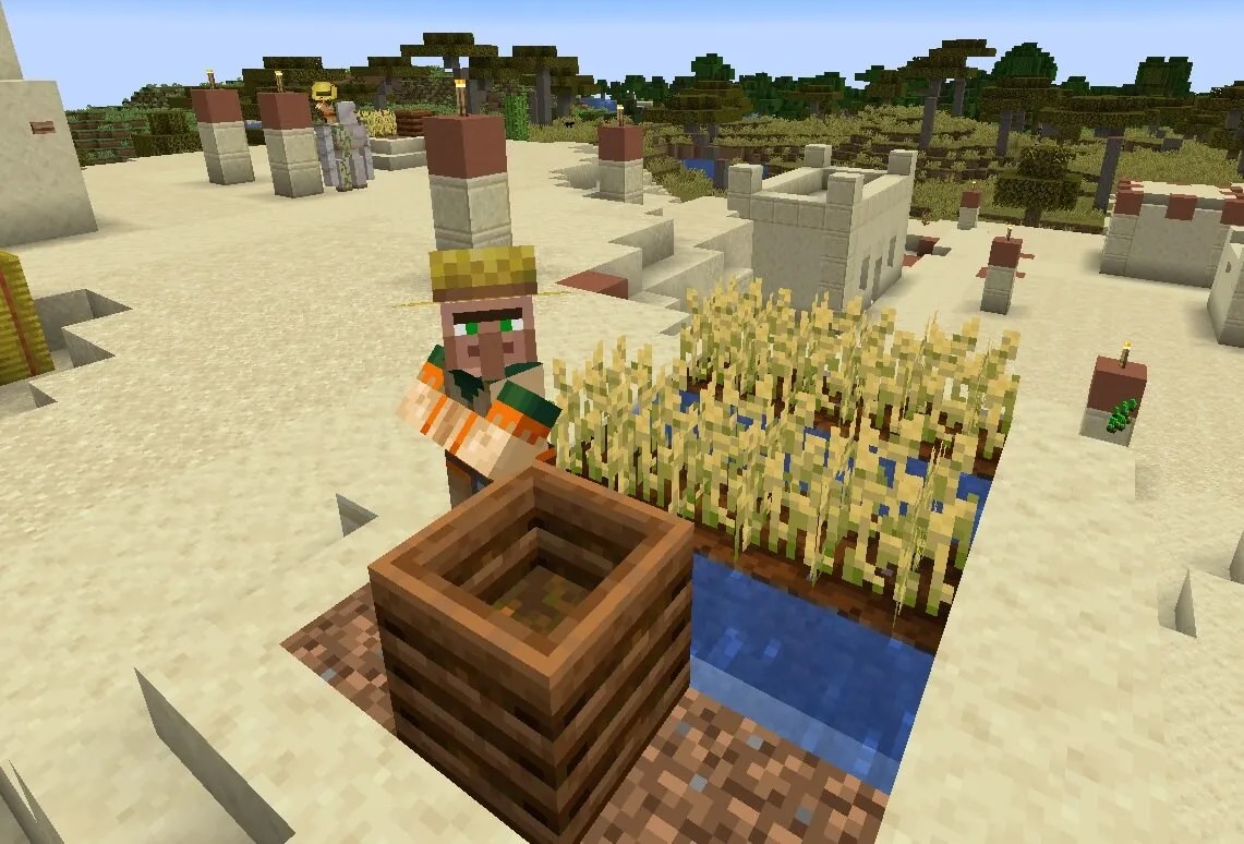 How to make a Villager turn into a Farmer in Minecraft?