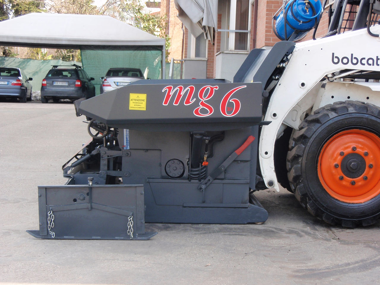 Pavijet MG6 Mini Asphalt Paver Hitek Pavijet Mini Asphalt Paver