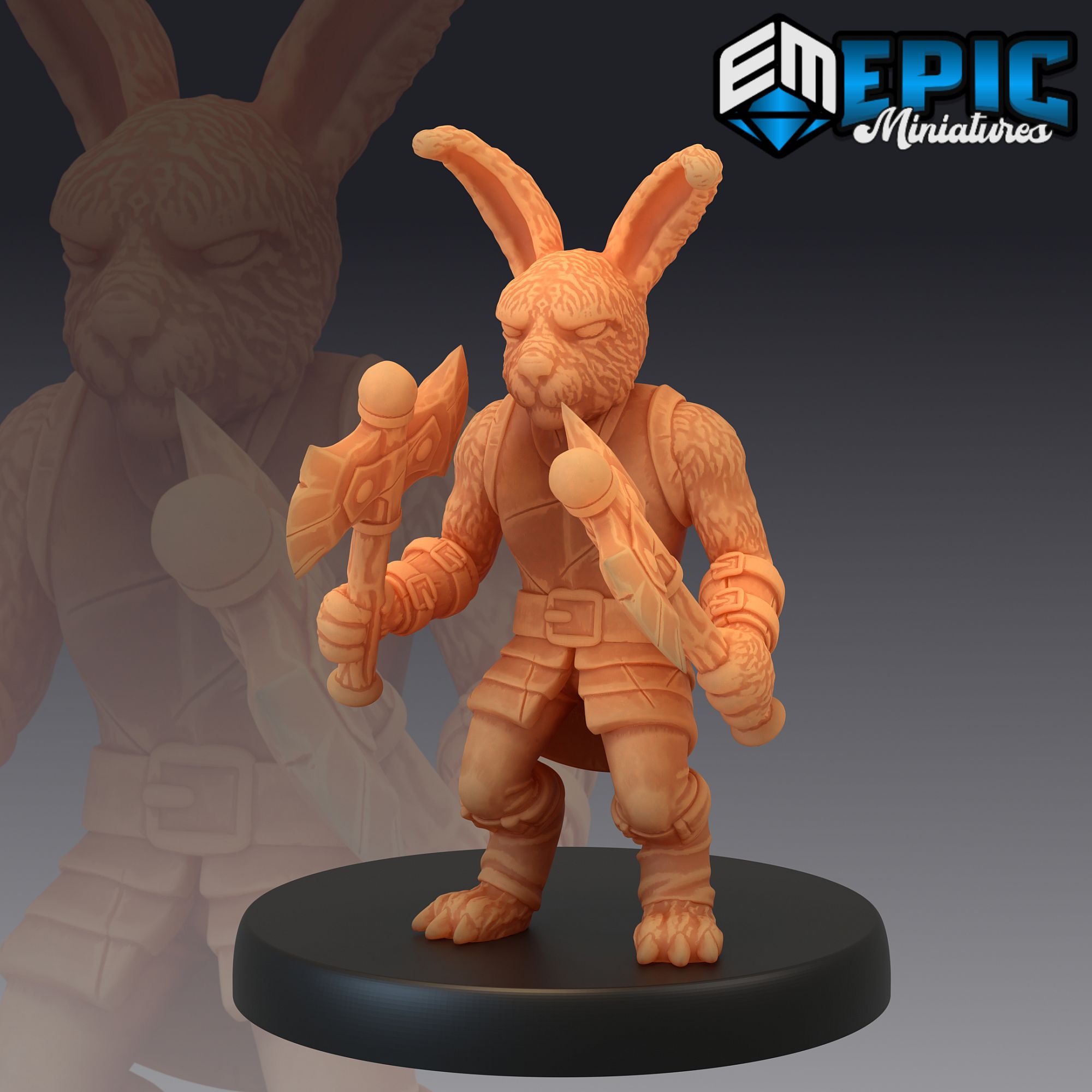Bunny Spearman / Rabbit Spear Warrior / Rodent Bandit