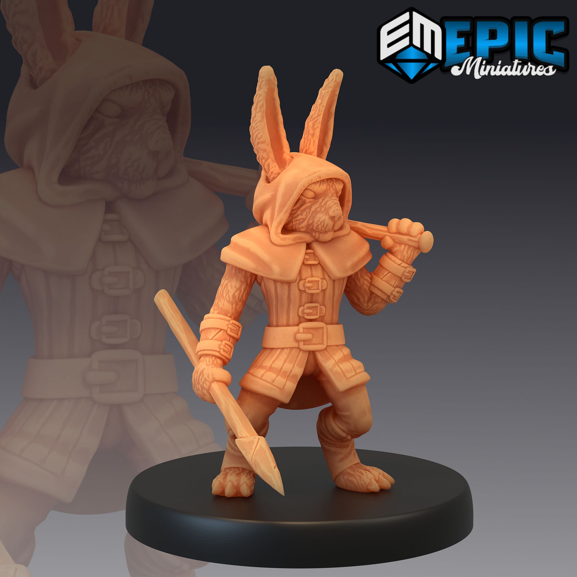 Bunny Spearman / Rabbit Spear Warrior / Rodent Bandit