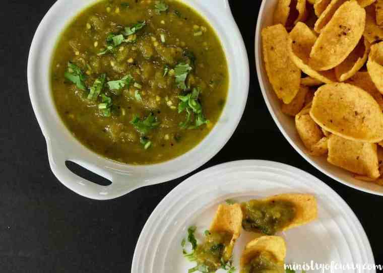 Green Tomato Chutney Karnataka Style Green Tomato Chutney - Instant Pot - ministryofcurry.com