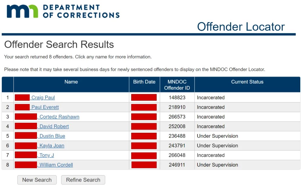 Perform a Free Minnesota Inmate Search (Charges & Sentencing)(03)