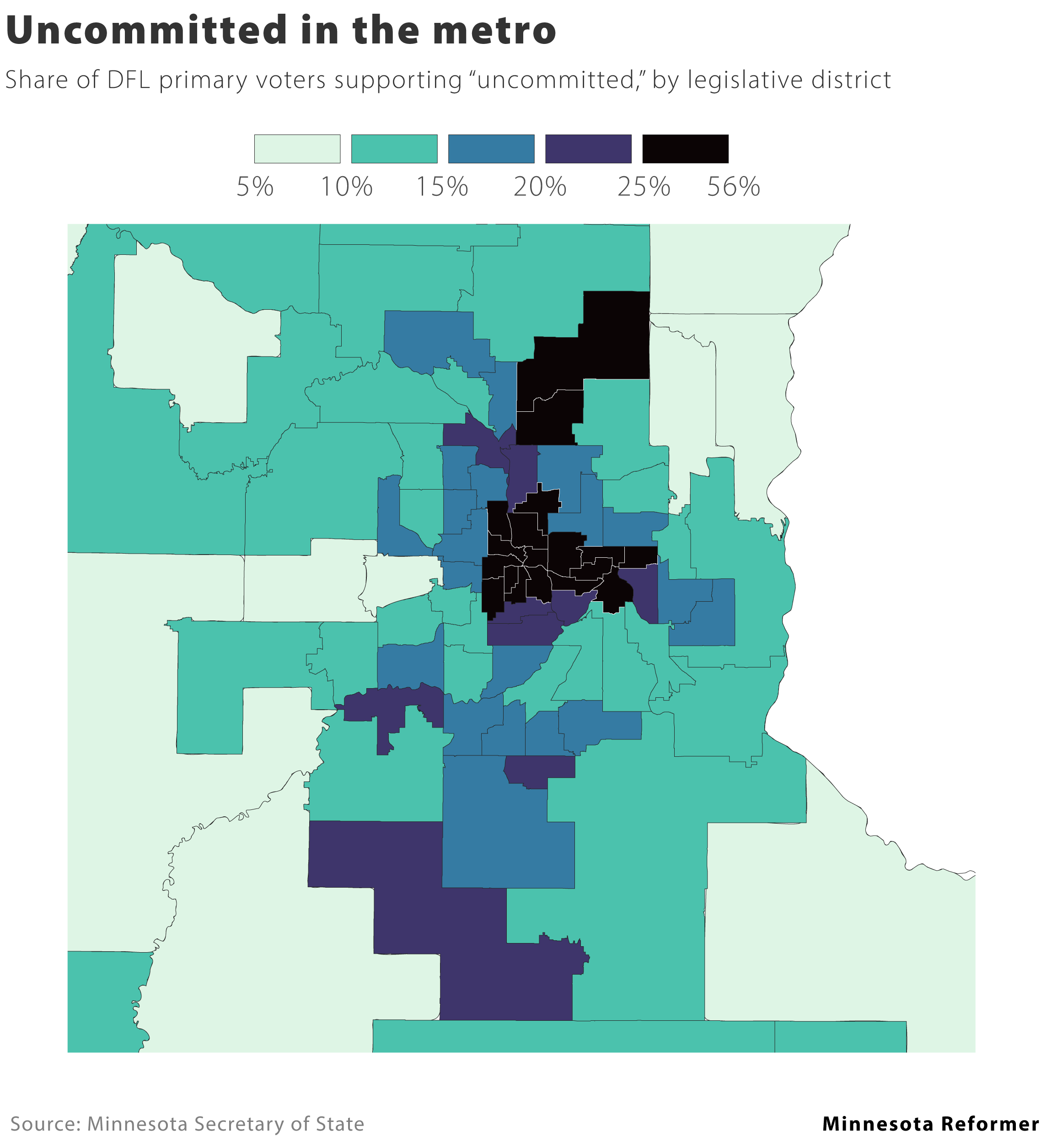 Where Minnesota's vote was the strongest • Minnesota Reformer
