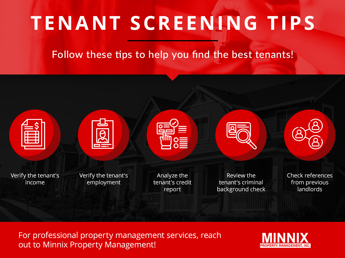 Tenant Screening Tips From Your Property Management Company Minnix