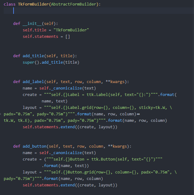 Python Design Pattern Builder Pattern · MinhoPark