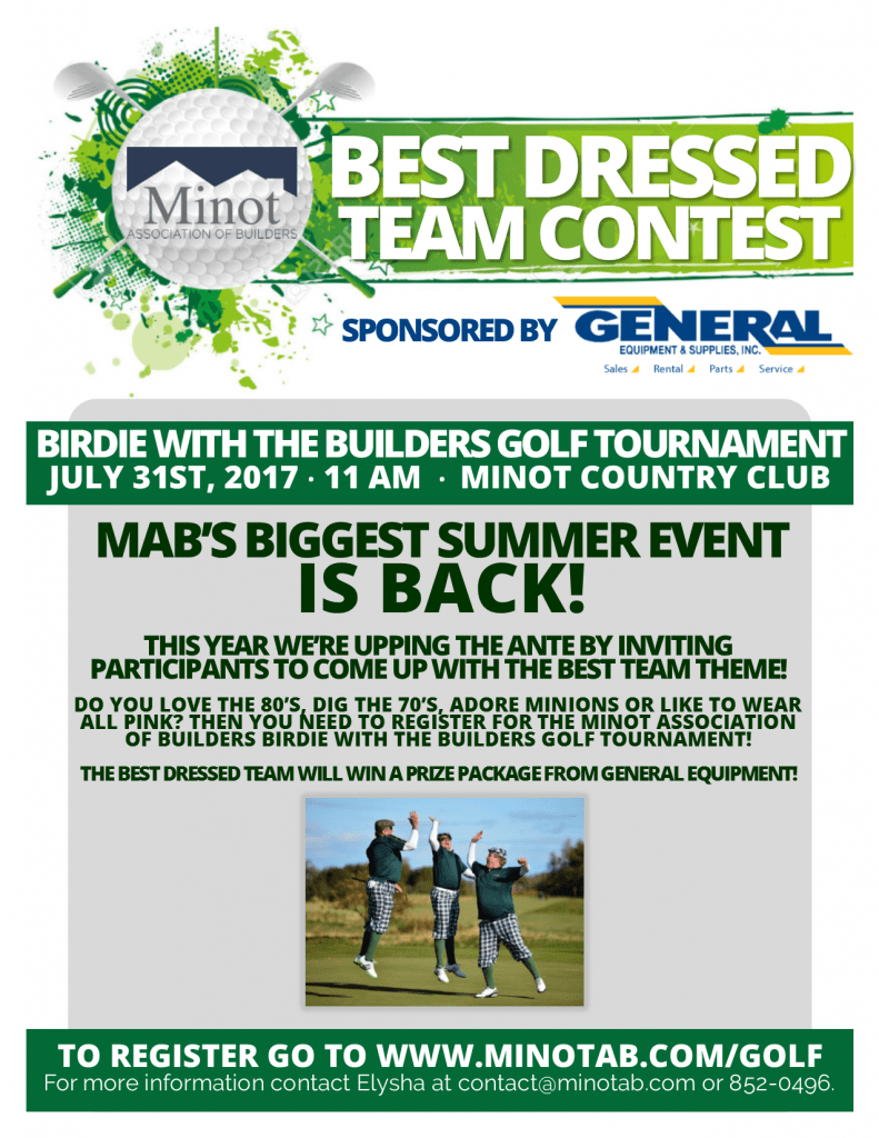 Best Dressed Award Minot Association of Builders