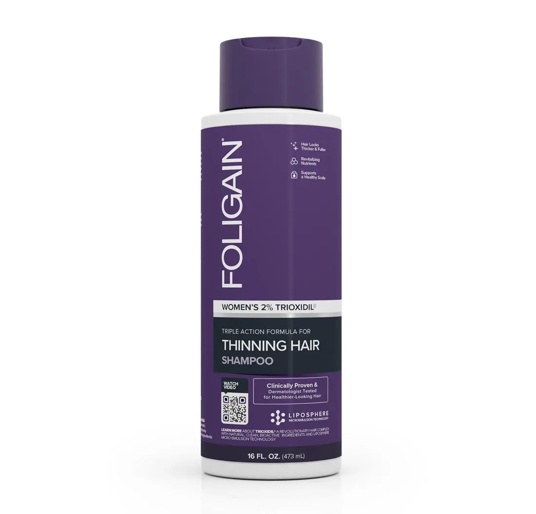 Foligain Triple Action Shampoo for Women with 2 Trioxidil 473ml