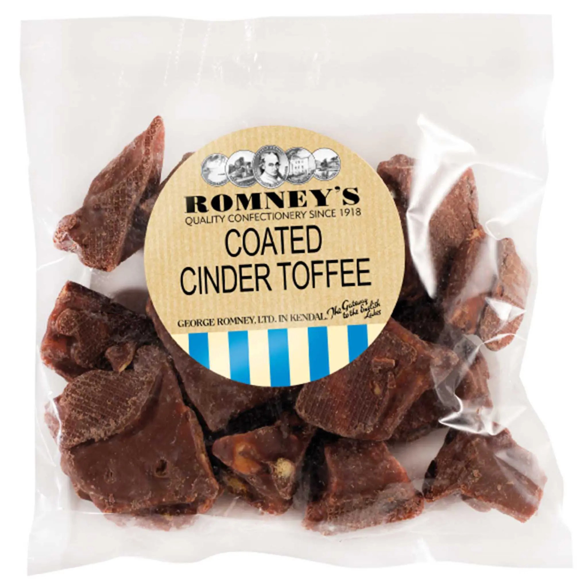 150g Chocolate Coated Cinder Toffee Kendal Mint Cake