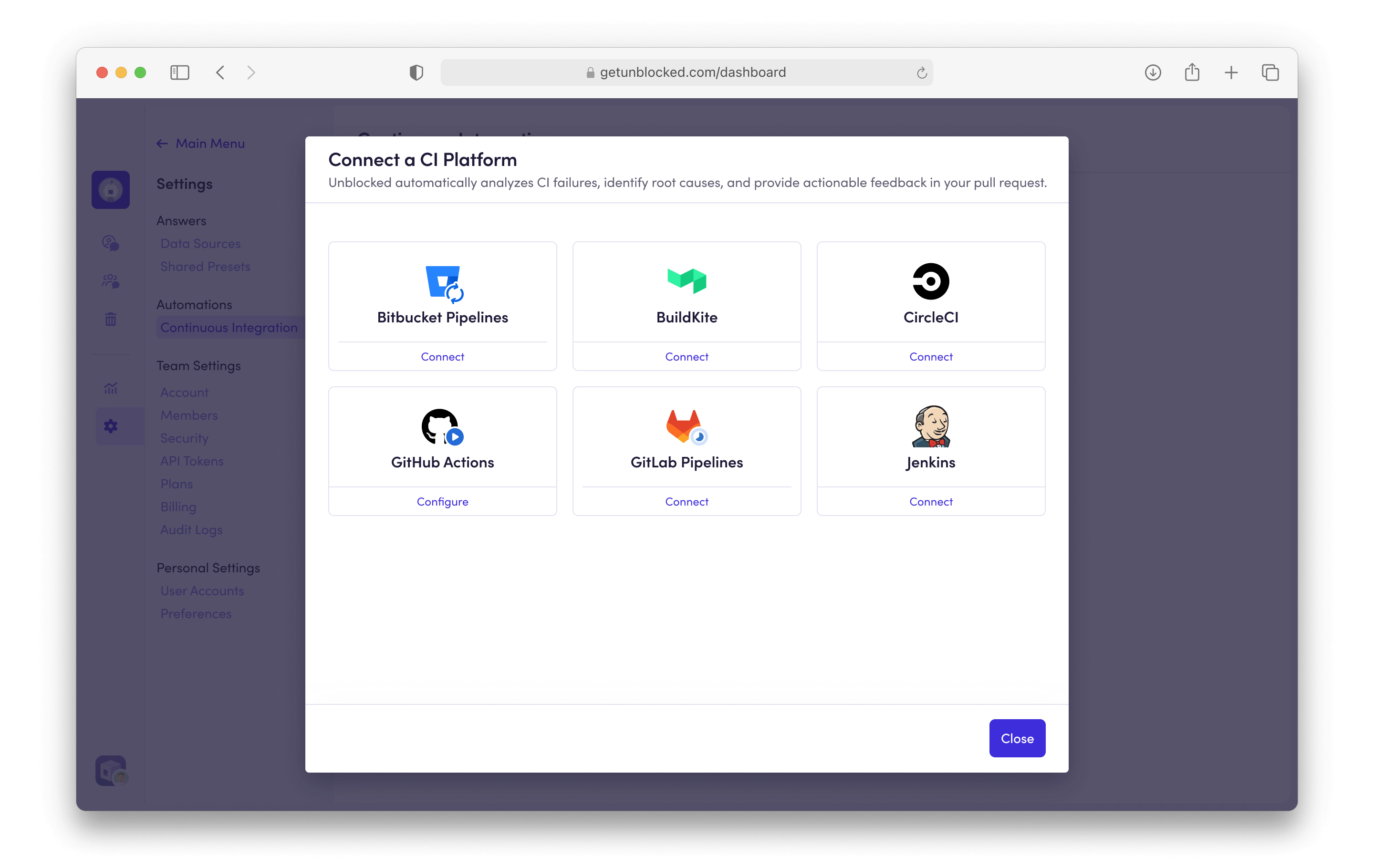 Bitbucket Pipelines Unblocked