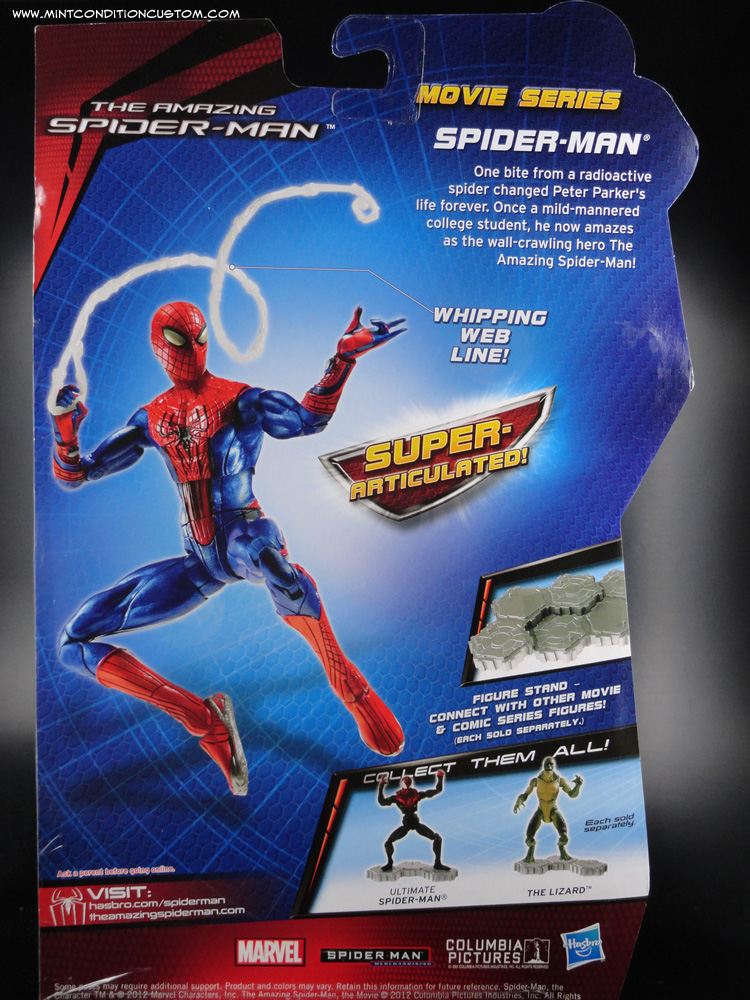 Review SpiderMan 6″ Movie Amazing SpiderMan, Hasbro Mint