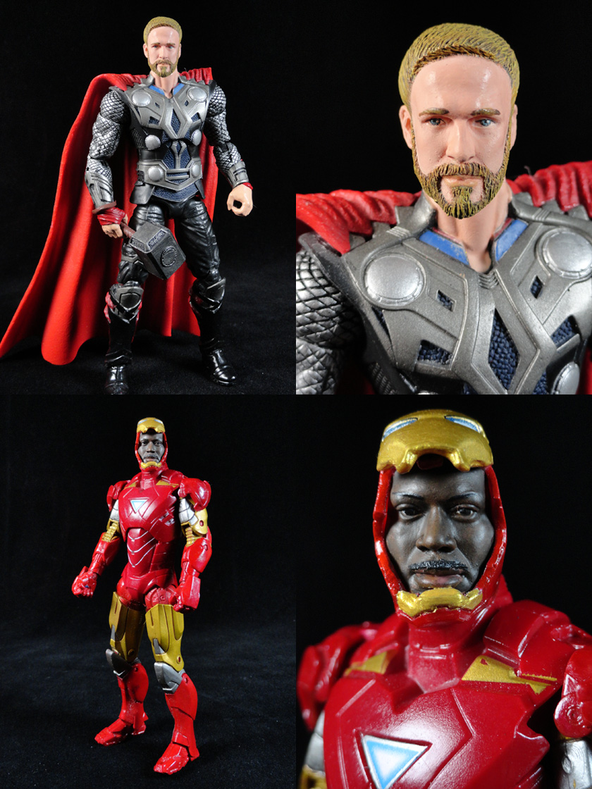 The Wedding Avengers (Groomsmen & Groom Gifts) 6" Marvel Legends Custom