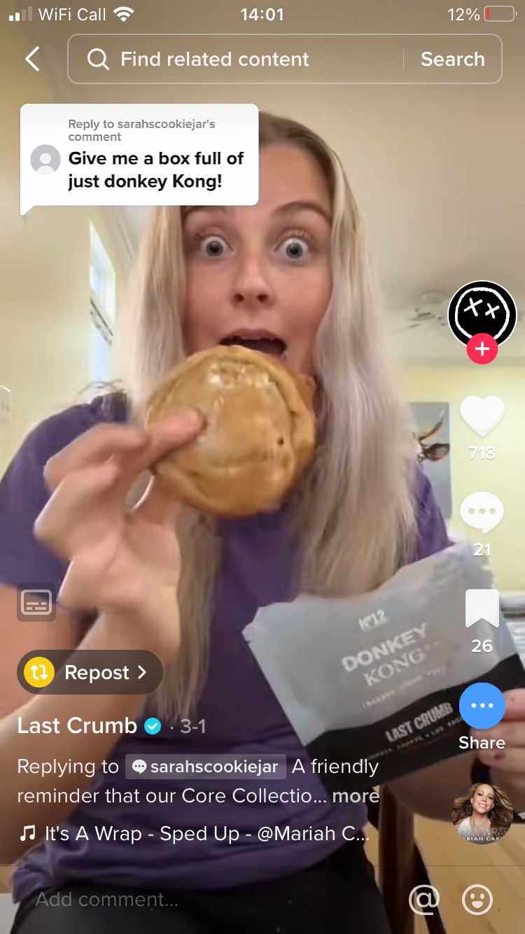 How to reply to a comment with a TikTok video Minter.io Analytics