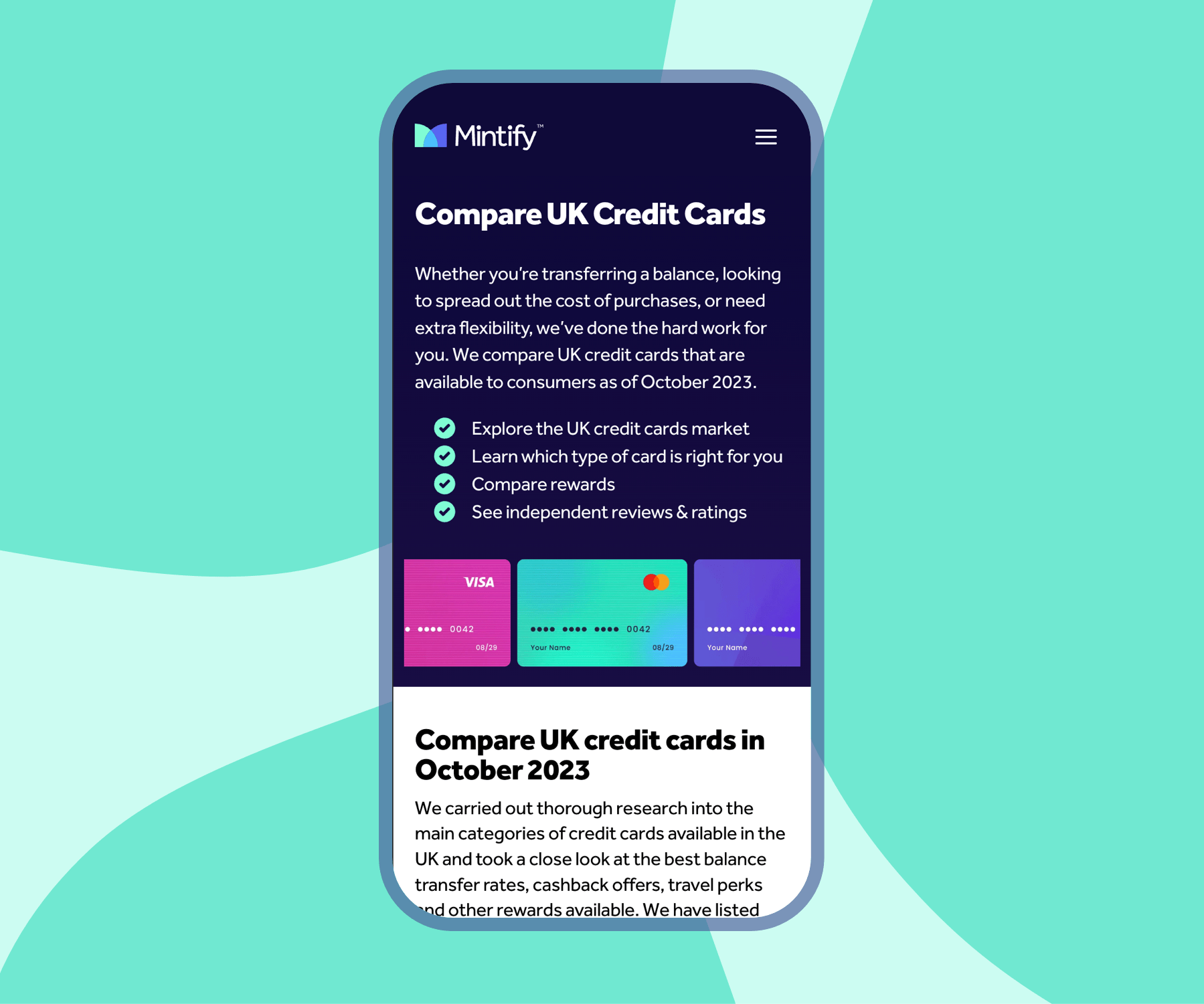 UK Credit Card Providers Mintify