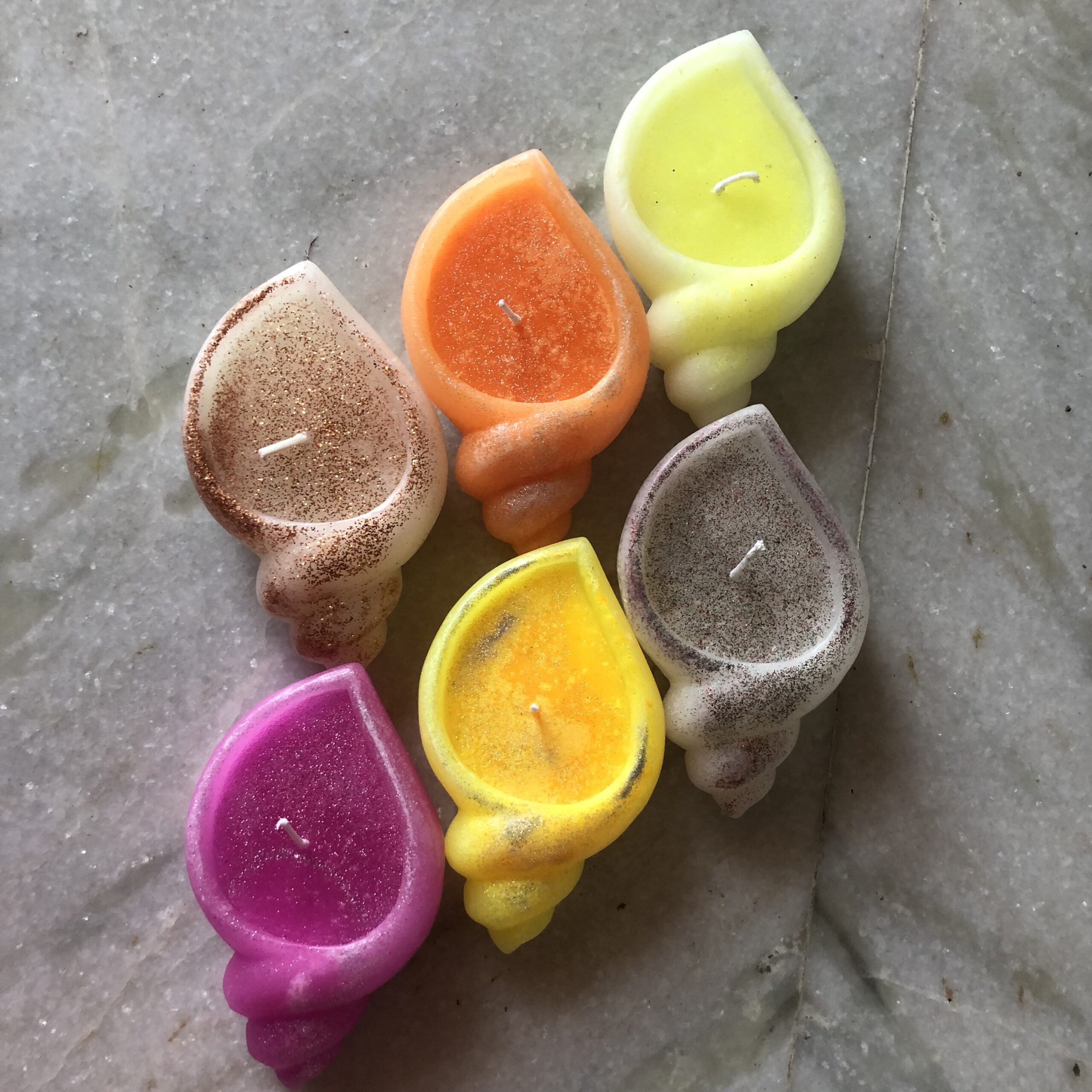 SHELL SHAPED CANDLE mintorie