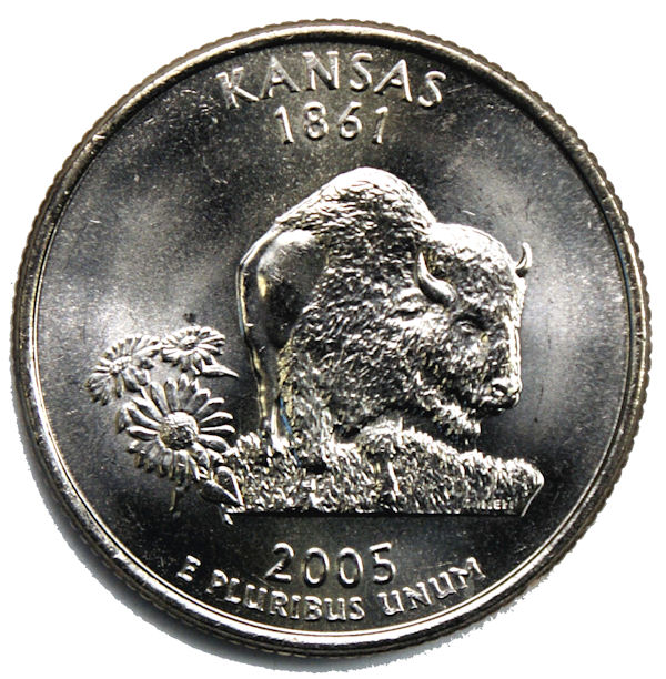 MintProducts > U.S. Modern Quarters (19992021) > 2005 Kansas Quarters