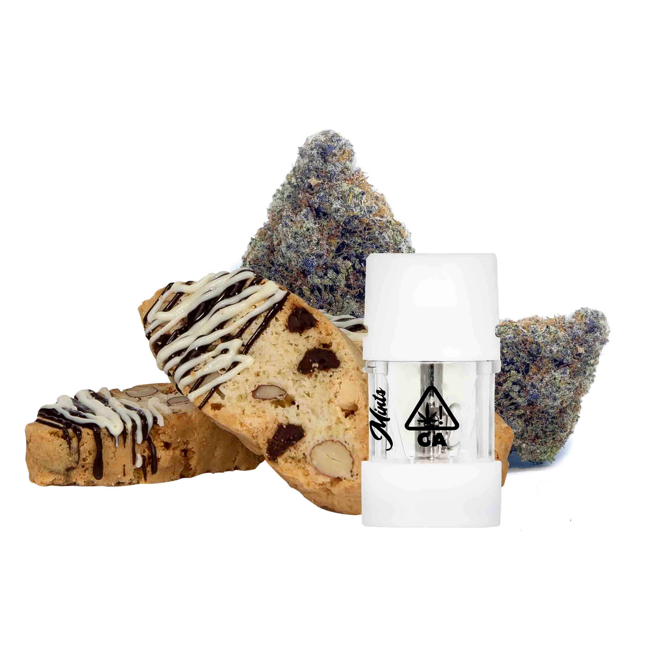 Biscotti Delta 8 Vape Pod by Mints Brand (or HHC)