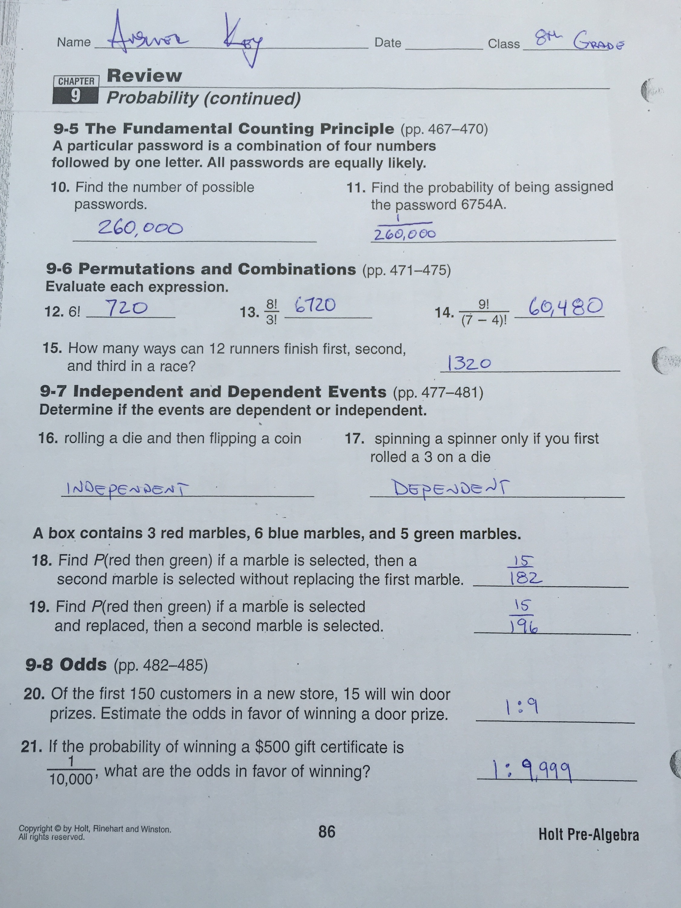 Chapter 5 Test Review (I Apologize For The Picture Quality! My Phone Was Acting Up! - Mrs. Stevenson's Rising Academic Stars 8Th Grade End Of Chapter 9 Review Sheet Answers | Mr. Minturn's Math Universe