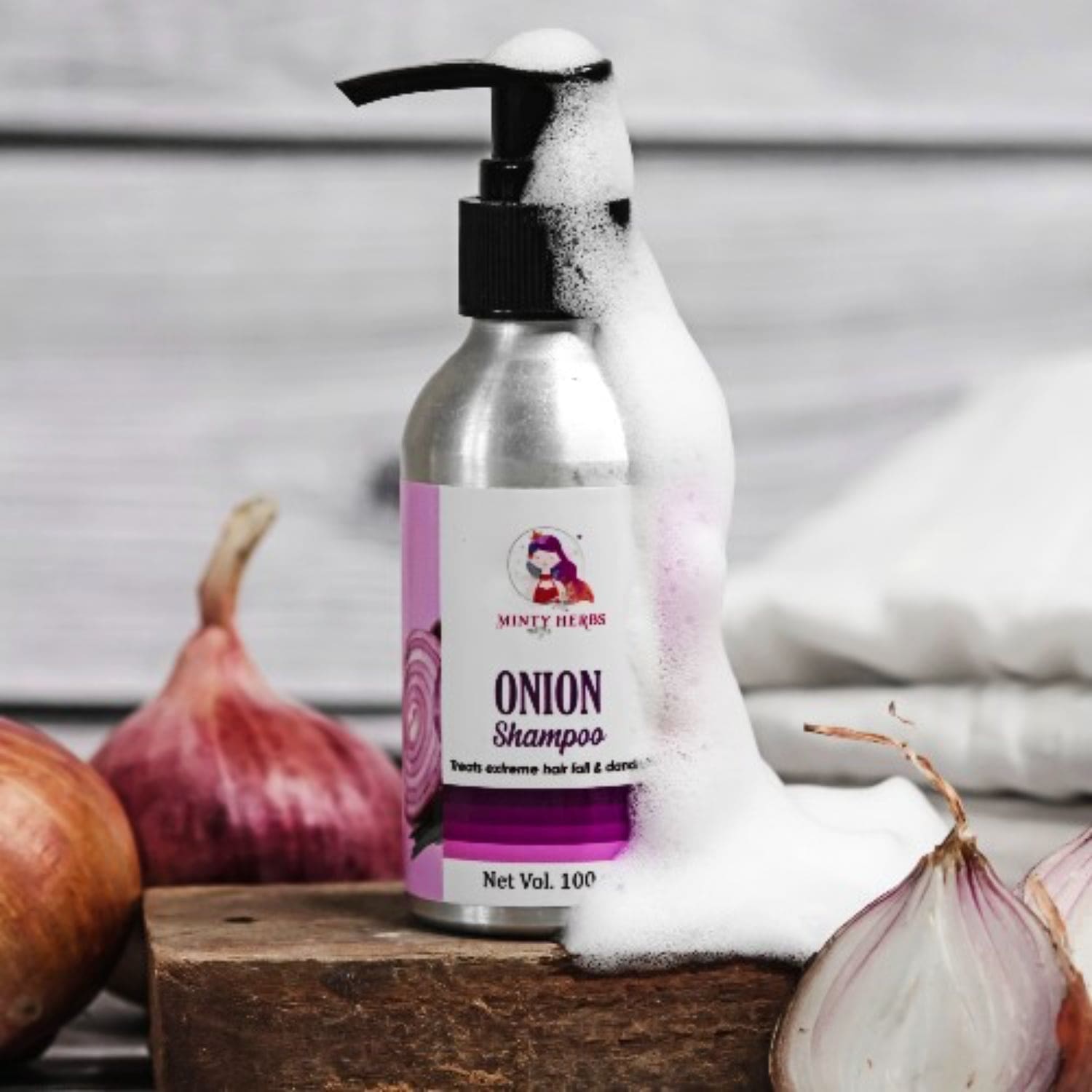 Onion Shampoo 100 ml MintyHerbs