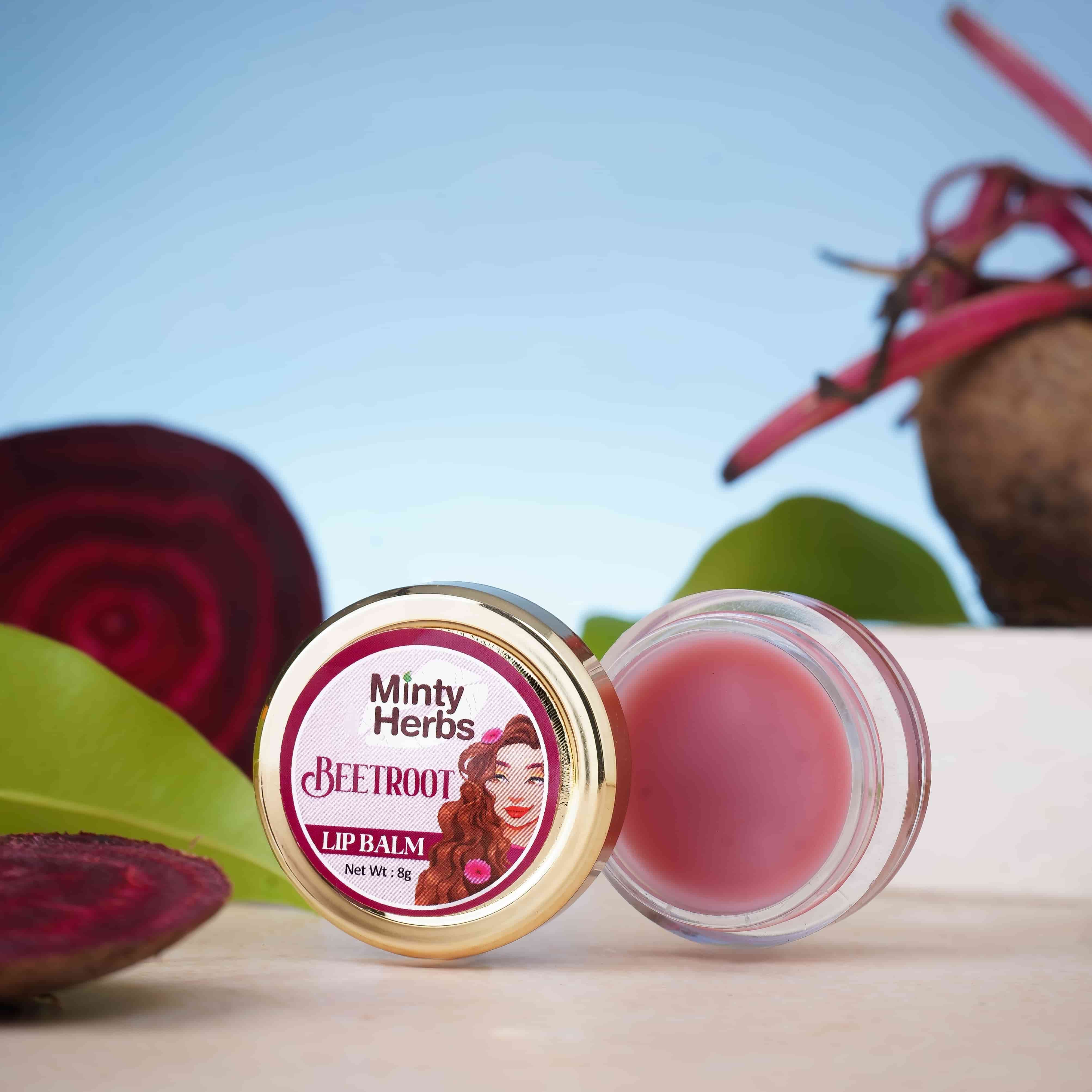 Beetroot Lip Balm MintyHerbs