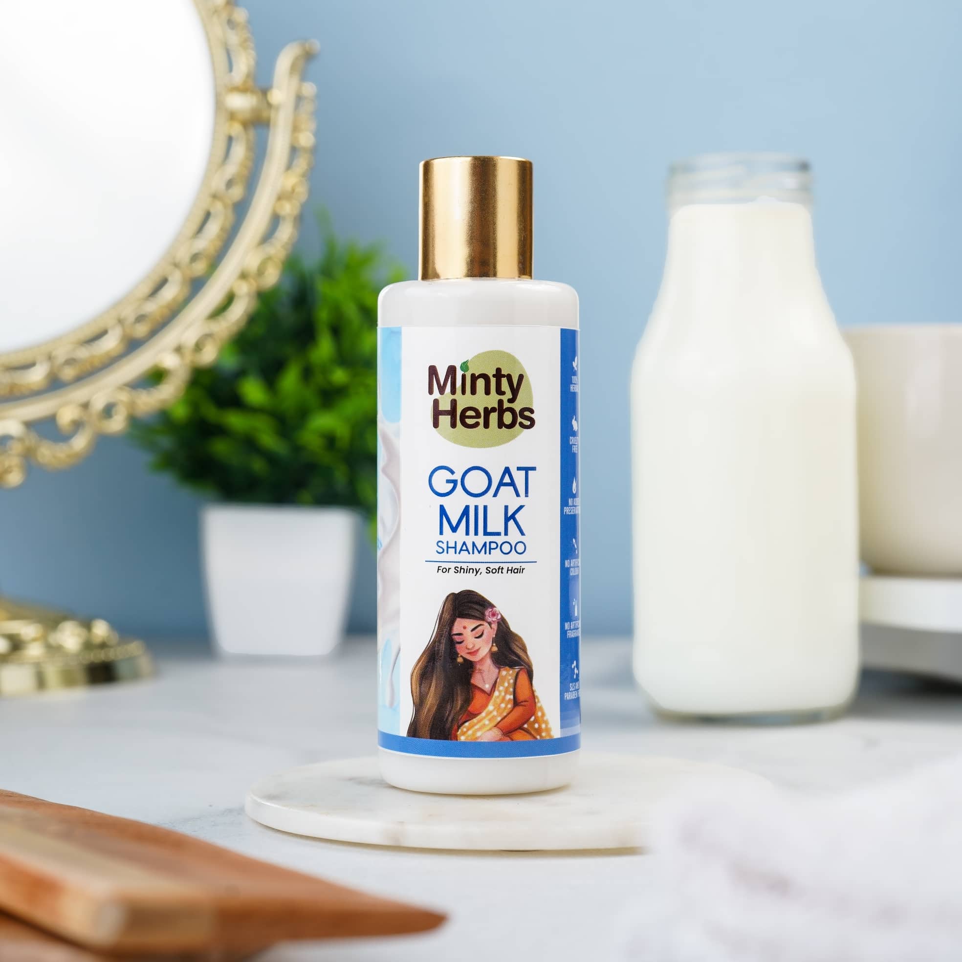 Goatmilk Shampoo MintyHerbs