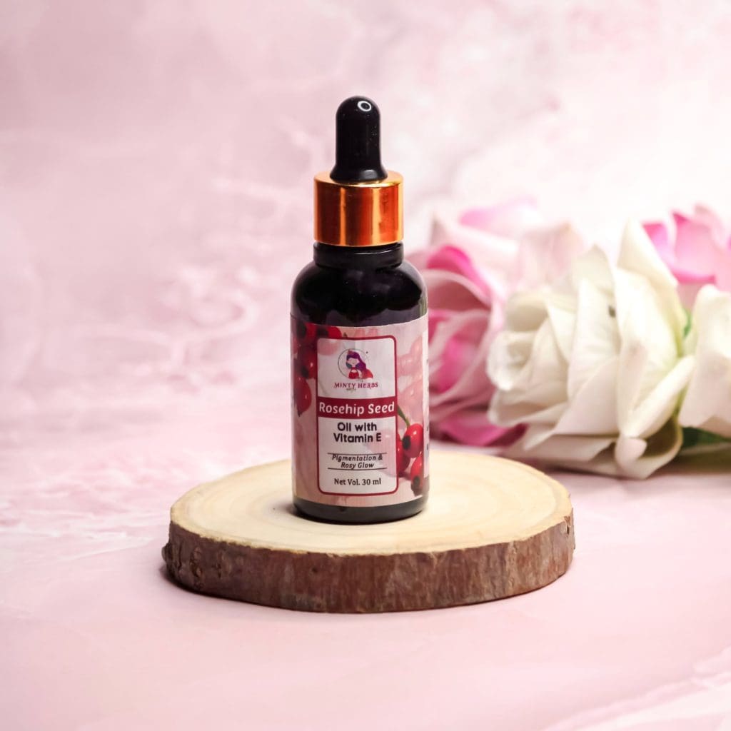 Rosehip Seed Oil With Vitamin E MintyHerbs