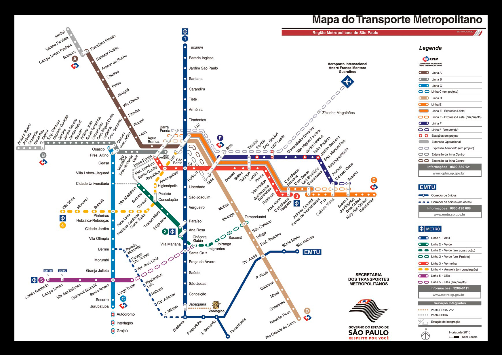 Mapa Do Metro Completo