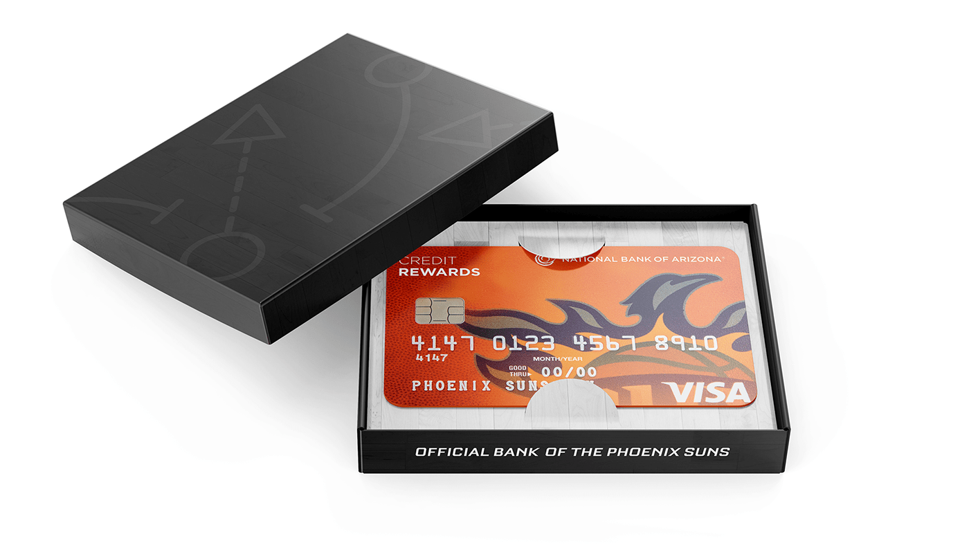 Phoenix Suns Visa Credit Card from NBAZ on Behance