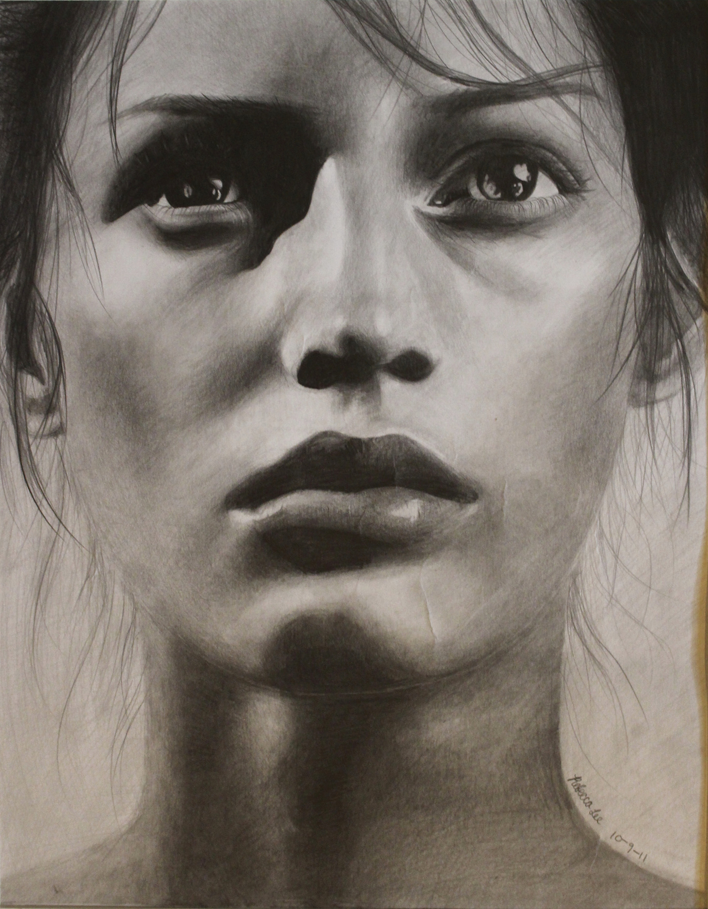 Female Graphite Portrait Behance